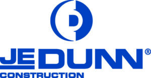 JE Dunn Construction logo - LEAP HR Construction Searchlight